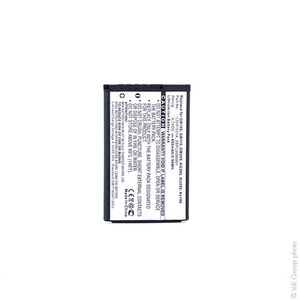 NX - Batterie téléphone, smartphone, GSM pour LG 3.7V 800mAh