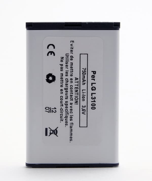 NX - Batterie téléphone, smartphone, GSM pour LG 3.7V 650mAh