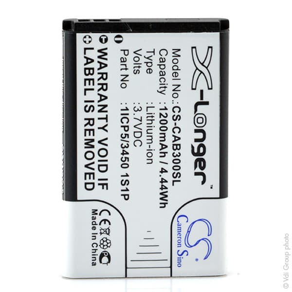 NX - Batterie téléphone, smartphone, GSM pour CAT 3.7V 1200mAh