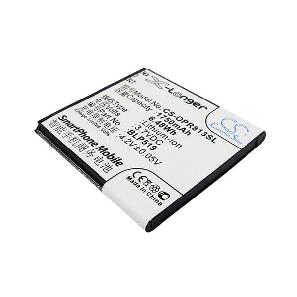 NX - Batterie téléphone, smartphone, GSM pour Oppo 3.7V 1750mAh
