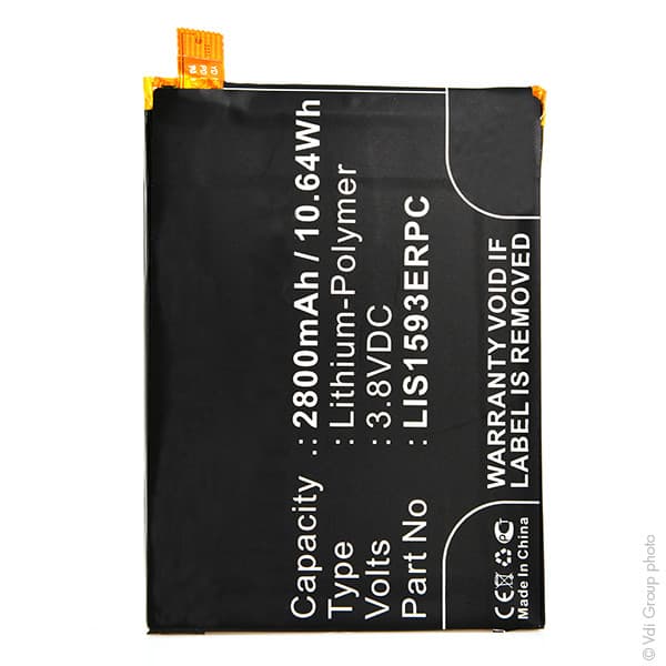 NX - Batterie téléphone, smartphone, GSM pour Sony 3.8V 2800mAh