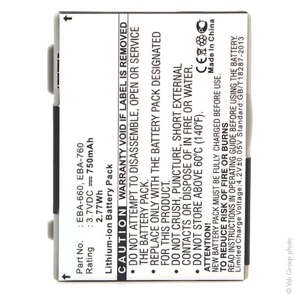 NX - Batterie téléphone, smartphone, GSM pour Siemens 3.7V 600mAh