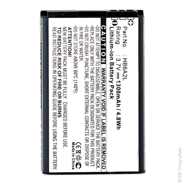 NX - Batterie téléphone, smartphone, GSM pour Huawei 3.7V 1300mAh