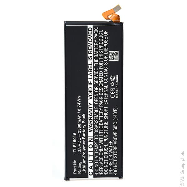 NX - Batterie téléphone, smartphone, GSM pour Wiko 3.8V 2300mAh