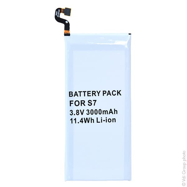 NX - Batterie téléphone, smartphone, GSM pour Samsung Galaxy S7 3.85V 3000mAh