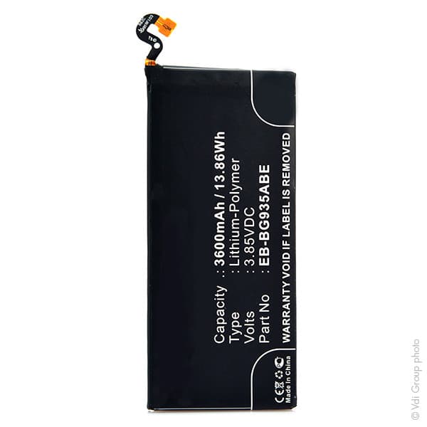NX - Batterie téléphone, smartphone, GSM pour Samsung 3.8V 3600mAh