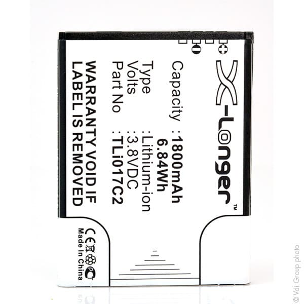 NX - Batterie téléphone, smartphone, GSM pour Vodafone 3.8V 1800mAh