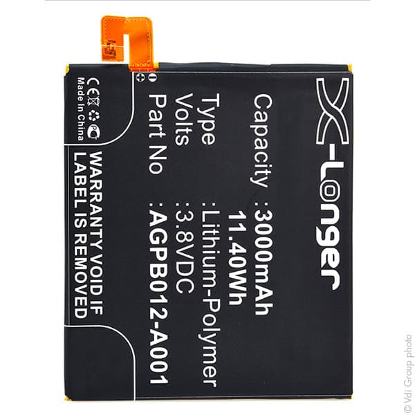 NX - Batterie téléphone, smartphone, GSM pour Sony 3.8V 3000mAh