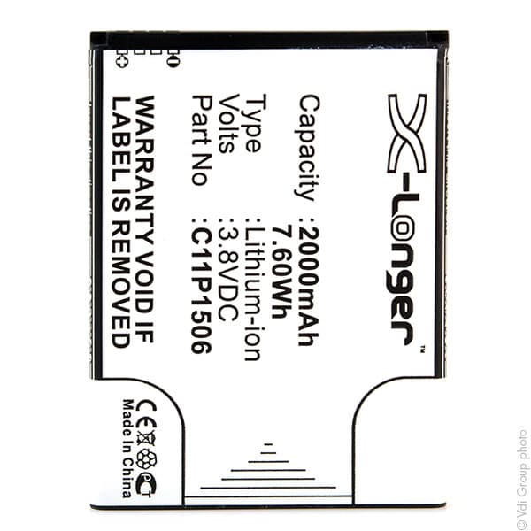 NX - Batterie téléphone, smartphone, GSM pour Asus 3.8V 2000mAh