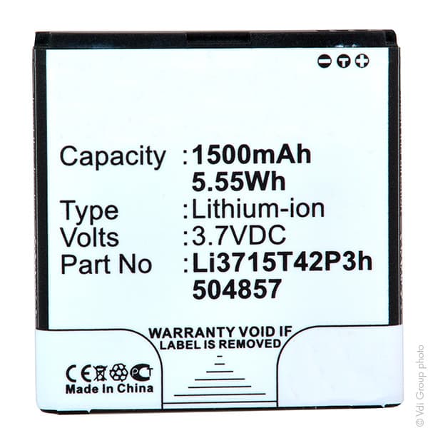 NX - Batterie téléphone, smartphone, GSM pour Amazing 3.7V 1500mAh