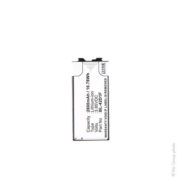 NX - Batterie téléphone, smartphone, GSM pour LG 3.85V 2800mAh