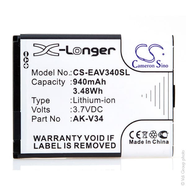 NX - Batterie téléphone, smartphone, GSM pour Emporia 3.7V 940mAh