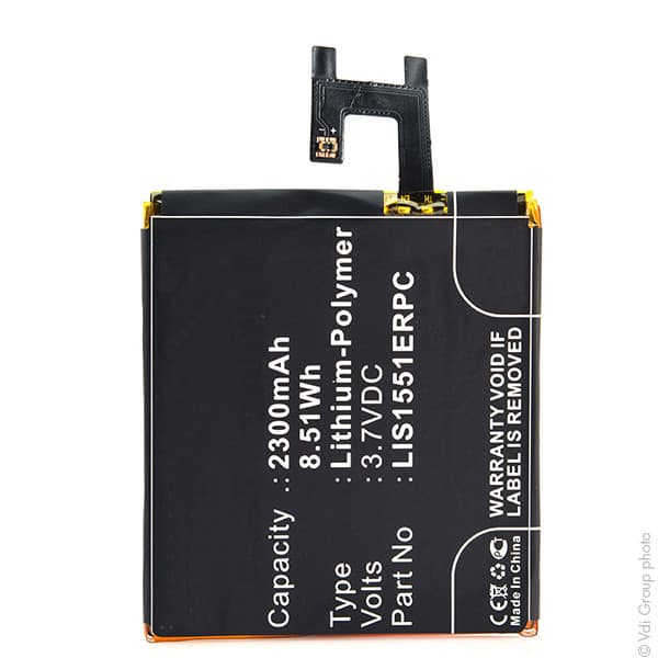 NX - Batterie téléphone, smartphone, GSM pour Sony Ericsson 3.7V 2300mAh