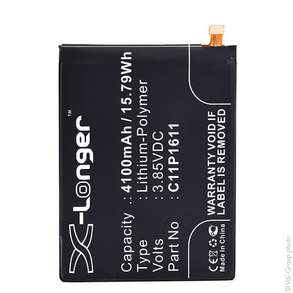 NX - Batterie téléphone, smartphone, GSM pour Asus 3.85V 4100mAh