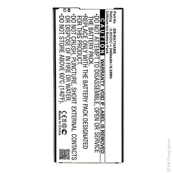 NX - Batterie téléphone, smartphone, GSM pour Samsung 3.85V 2400mAh
