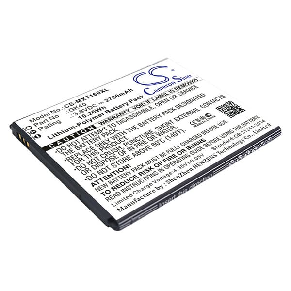 NX - Batterie téléphone, smartphone, GSM pour Motorola 3.8V 2700mAh