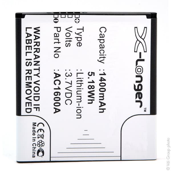 NX - Batterie téléphone, smartphone, GSM pour Archos 3.7V 1400mAh