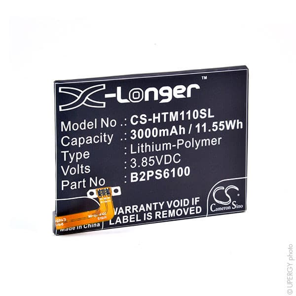 NX - Batterie téléphone, smartphone, GSM pour HTC 3.85V 3000mAh