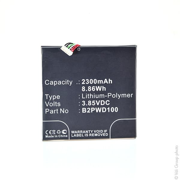 NX - Batterie téléphone, smartphone, GSM pour HTC 3.85V 2300mAh