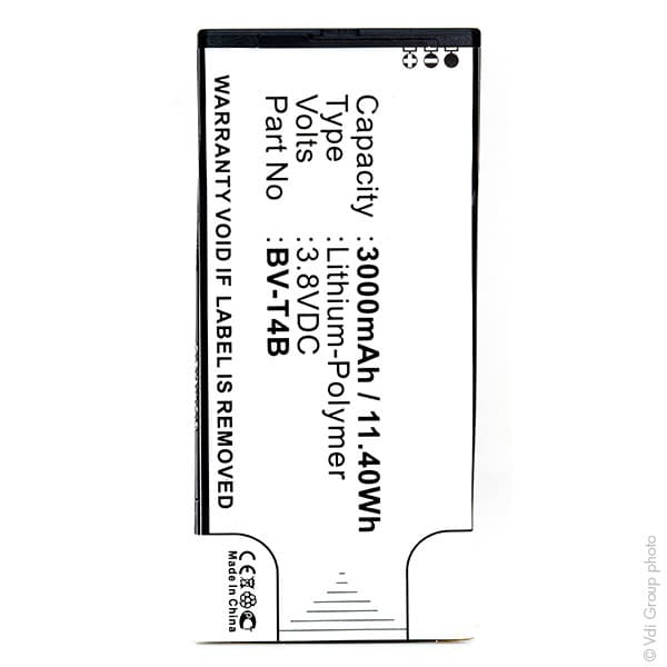 NX - Batterie téléphone, smartphone, GSM pour Microsoft 3.8V 3000mAh