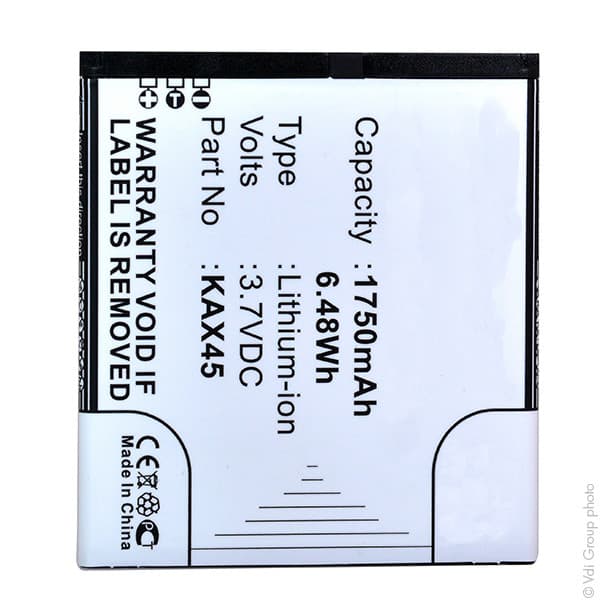 NX - Batterie téléphone, smartphone, GSM pour Kazam 3.7V 1750mAh