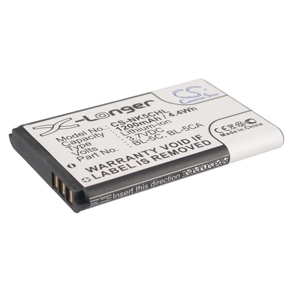 NX - Batterie téléphone, smartphone, GSM pour Nokia 3.7V 1200mAh