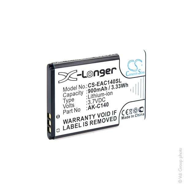 NX - Batterie téléphone, smartphone, GSM pour Vex 3.7V 900mAh