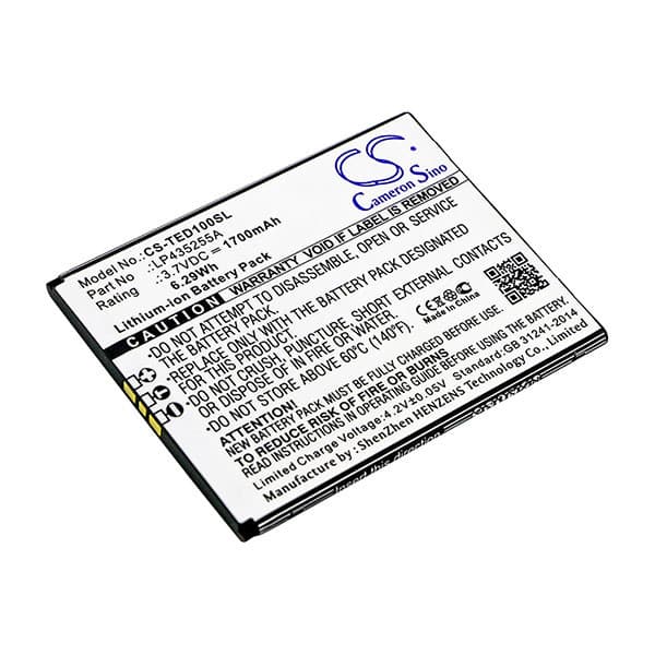 NX - Batterie téléphone, smartphone, GSM pour Hisense 3.7V 1450mAh