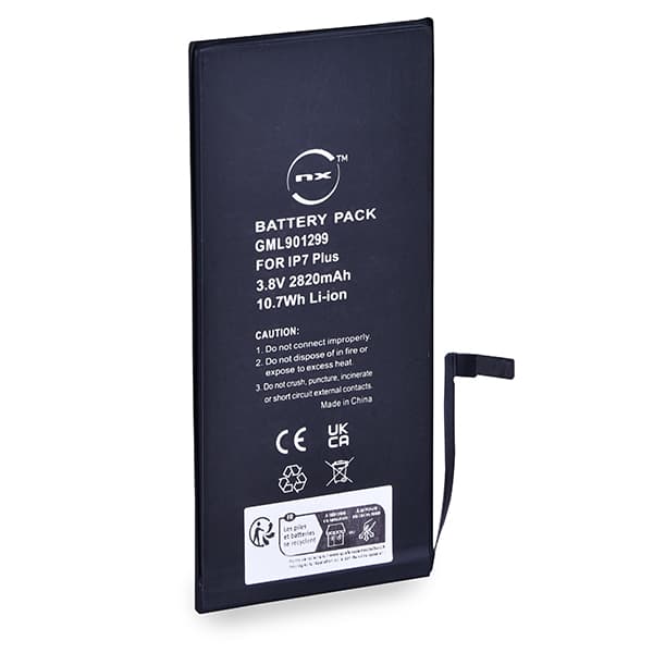 NX - Batterie téléphone, smartphone, GSM pour iPhone 7 Plus 3.85V 3100mAh