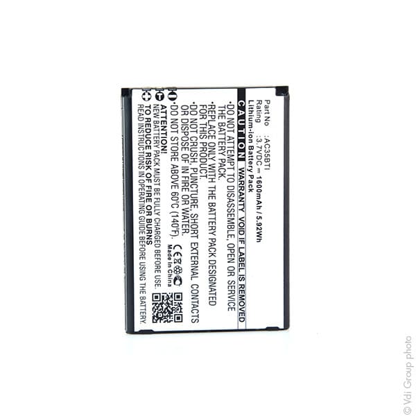 NX - Batterie téléphone, smartphone, GSM pour Archos 3.7V 1600mAh