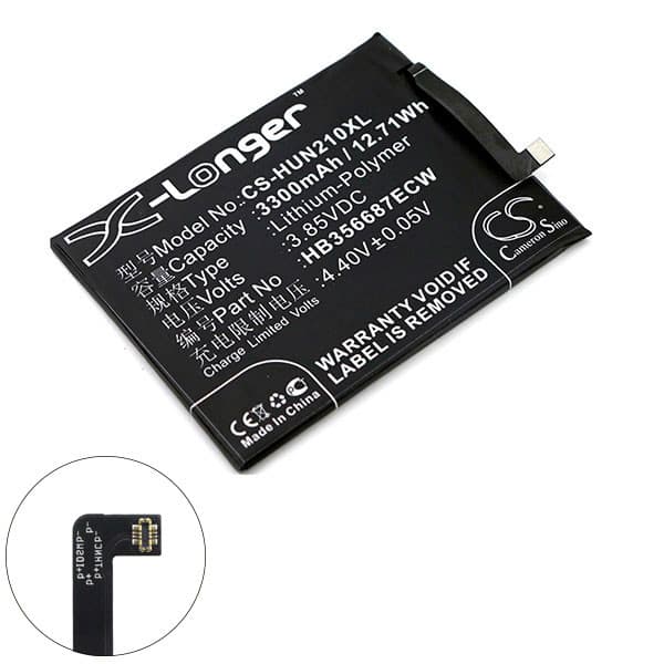 NX - Batterie téléphone, smartphone, GSM pour Huawei 3.85V 3300mAh
