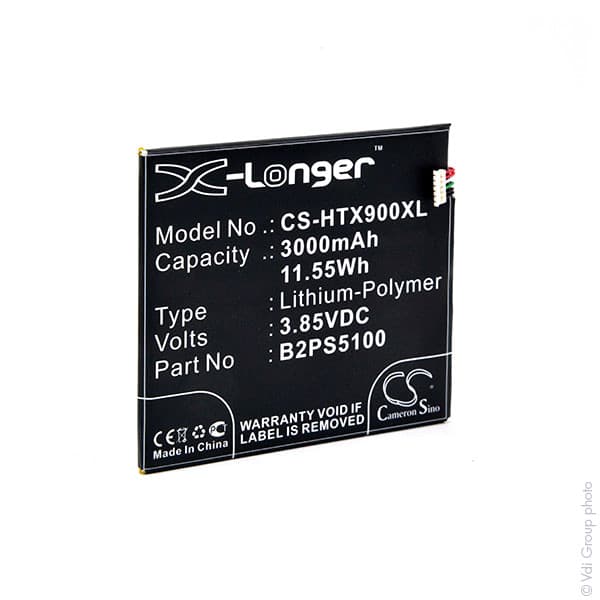 NX - Batterie téléphone, smartphone, GSM pour HTC 3.85V 3000mAh