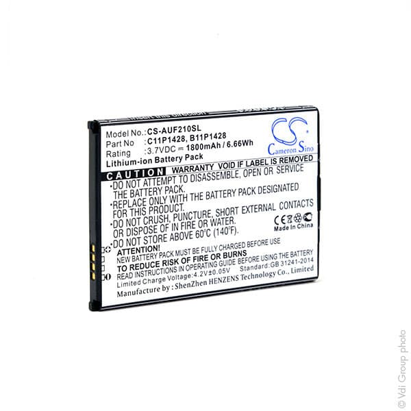 NX - Batterie téléphone, smartphone, GSM pour Asus 3.7V 1800mAh