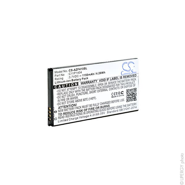 NX - Batterie téléphone, smartphone, GSM pour Asus 3.7V 1150mAh
