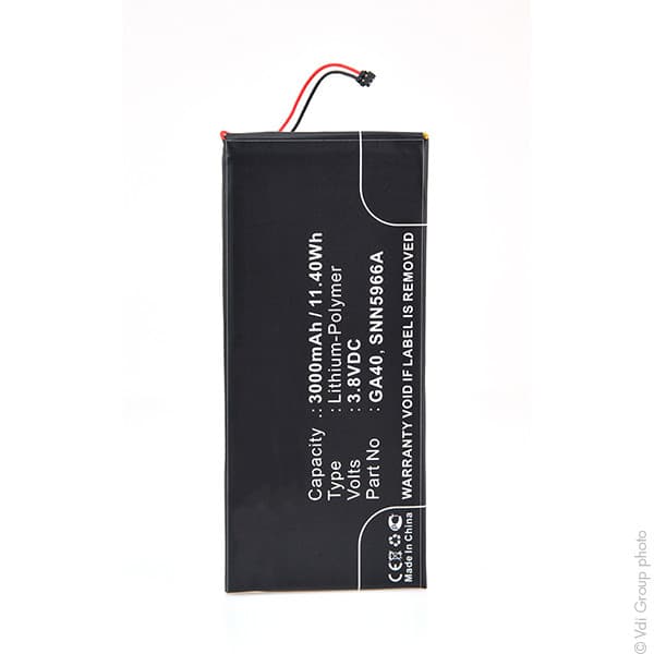 NX - Batterie téléphone, smartphone, GSM pour Motorola 3.8V 2700mAh