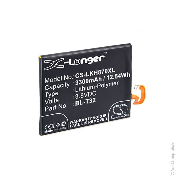 NX - Batterie téléphone, smartphone, GSM pour LG 3.8V 3300mAh