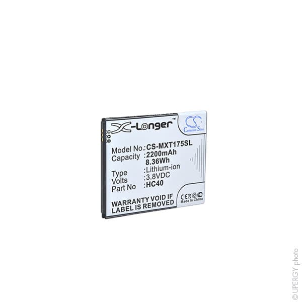 NX - Batterie téléphone, smartphone, GSM pour Motorola 3.85V 2200mAh