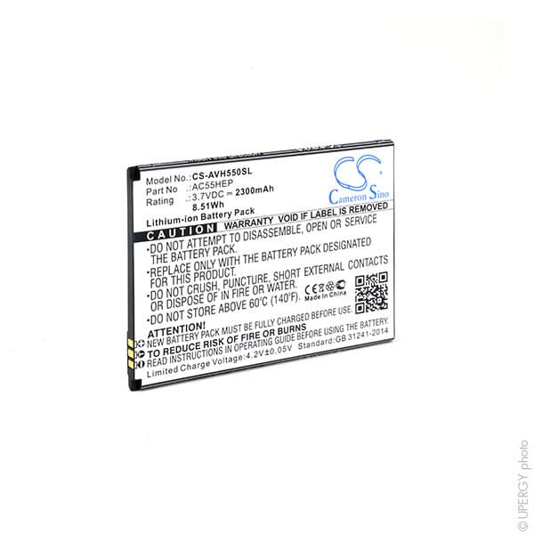 NX - Batterie téléphone, smartphone, GSM pour Archos 3.7V 2300mAh