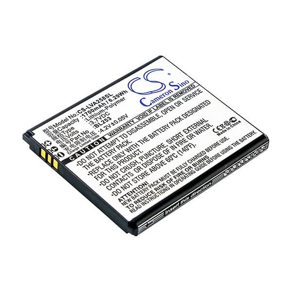 NX - Batterie téléphone, smartphone, GSM pour Lenovo 3.7V 1700mAh