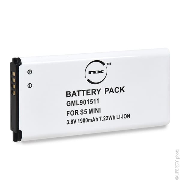 NX - Batterie téléphone, smartphone, GSM pour Samsung 3.8V 1900mAh