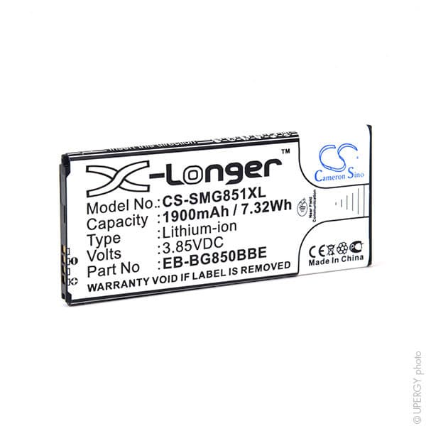 NX - Batterie téléphone, smartphone, GSM pour Samsung 3.85V 1900mAh