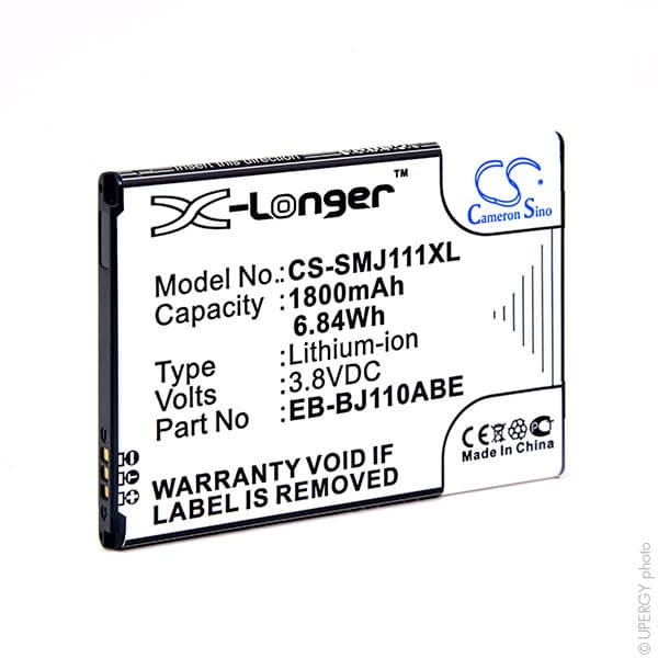 NX - Batterie téléphone, smartphone, GSM pour Samsung 3.8V 1800mAh