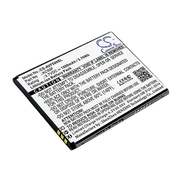 NX - Batterie téléphone, smartphone, GSM pour Archos 3.7V 1000mAh