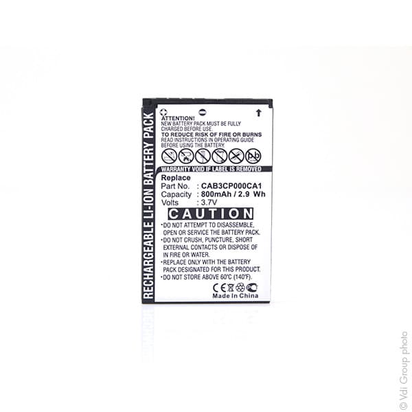 NX - Batterie téléphone, smartphone, GSM pour TCL 3.7V 800mAh