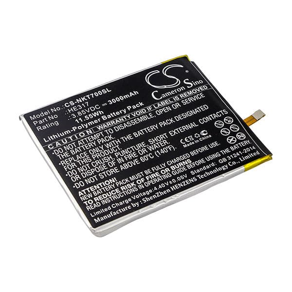 NX - Batterie téléphone, smartphone, GSM pour Nokia 3.85V 3000mAh
