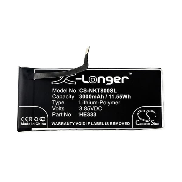 NX - Batterie téléphone, smartphone, GSM pour Nokia 3.85V 3000mAh