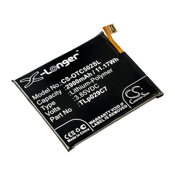 NX - Batterie téléphone, smartphone, GSM pour Alcatel 3.85V 2900mAh