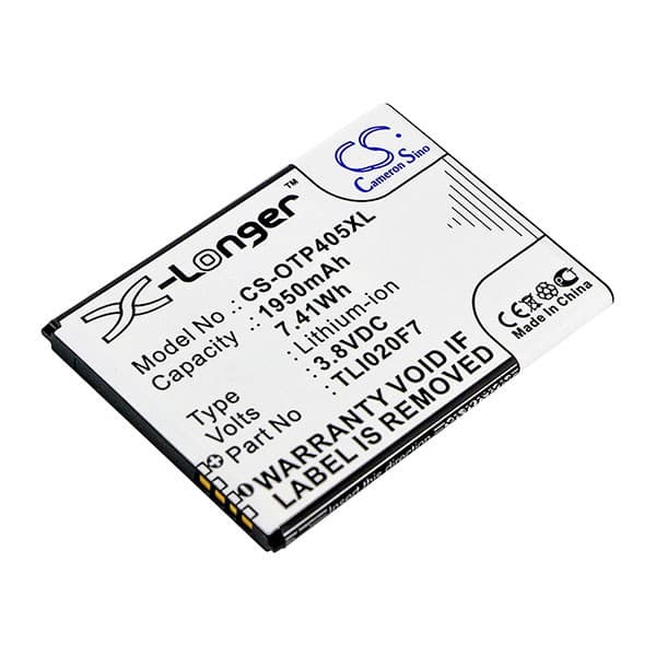 NX - Batterie téléphone, smartphone, GSM pour Alcatel 3.8V 1950mAh