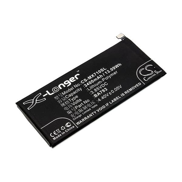 NX - Batterie téléphone, smartphone, GSM pour Meizu 3.85V 3400mAh