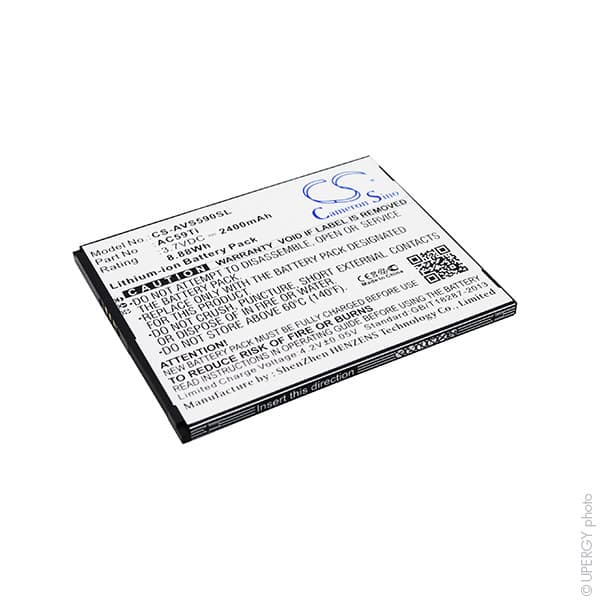NX - Batterie téléphone, smartphone, GSM pour Archos 3.7V 2400mAh